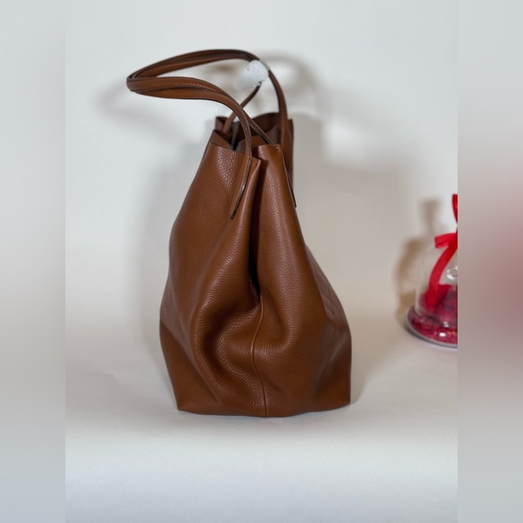 NWOT Madewell The Shopper Tote in Soft Grain Pebbled Leather - Picture 7 of 10